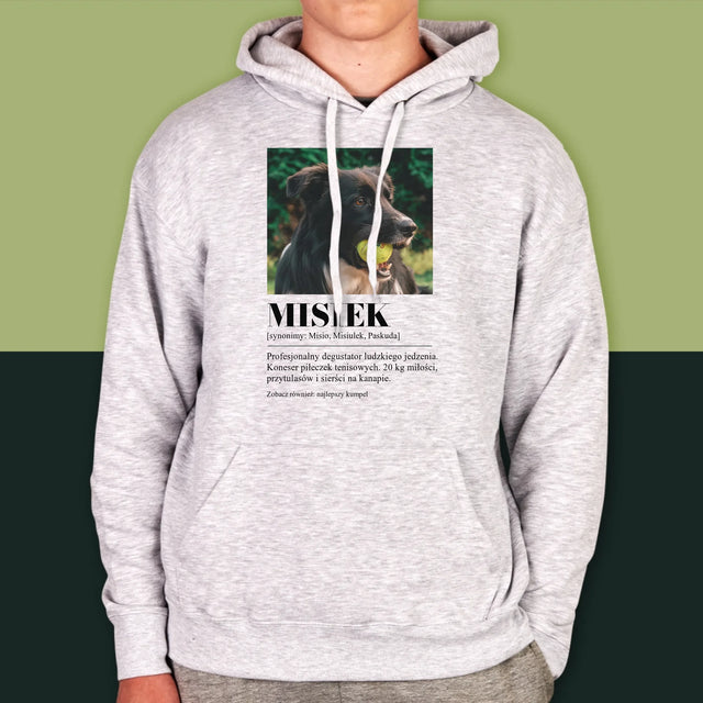 Zdjęcie i Podpis: Pupil Definicja - Bluza Męska z Kapturem