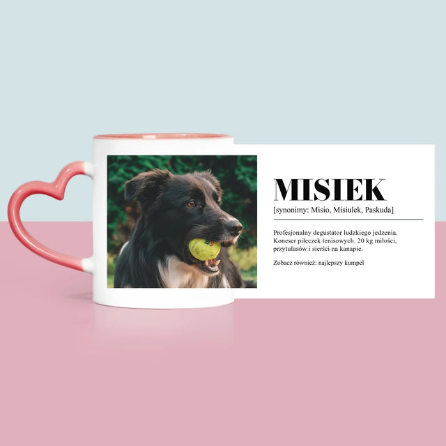 Zdjęcie i Podpis: Pupil Definicja - Kubek z Nadrukiem