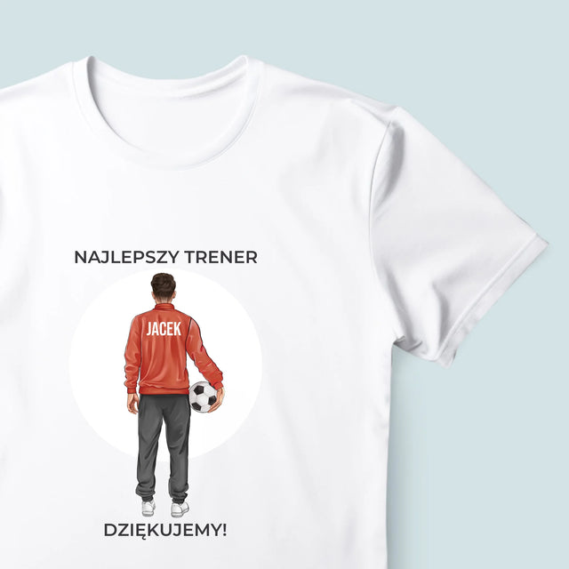 Kreator Postaci: Najlepszy Trener - Koszulka Męska