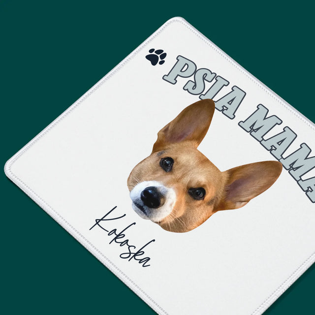 Twoja Postać: Psia Mama - Podkładka Pod Myszkę