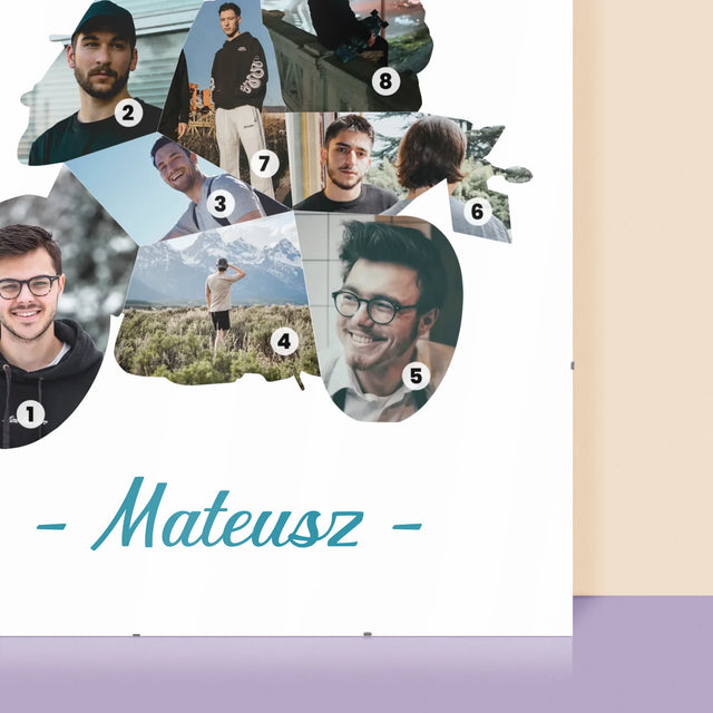Kształt Ze Zdjęć: Wyborny Motocyklista - Personalizowany Plakat