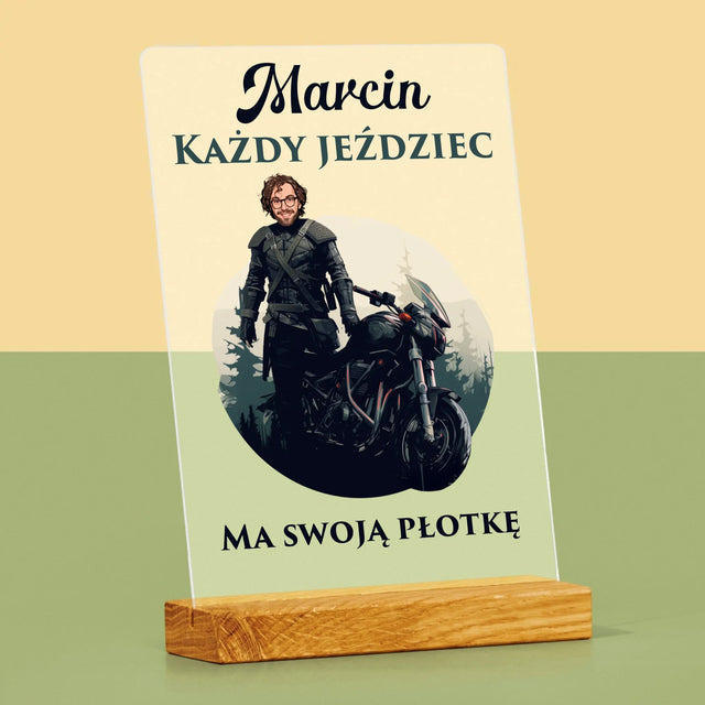 Twoja Postać: Każdy Jeździec - Wydruk Na Szkle Akrylowym