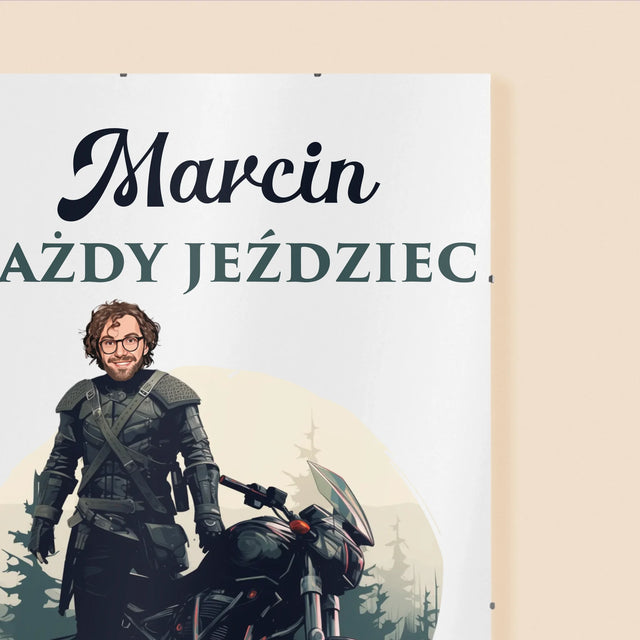 Twoja Postać: Każdy Jeździec - Personalizowany Plakat