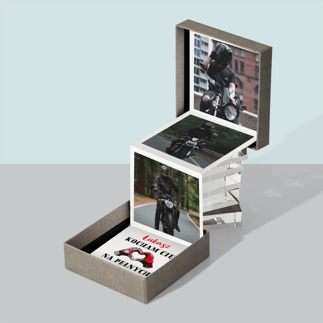 Zdjęcie I Podpis: Kocham Cię Na Pełnych Obrotach - Zestaw Zdjęć Harmonijka