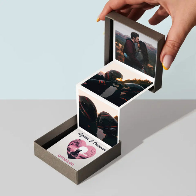 Fotokolaż: Droga Do Serca - Zestaw Zdjęć Harmonijka