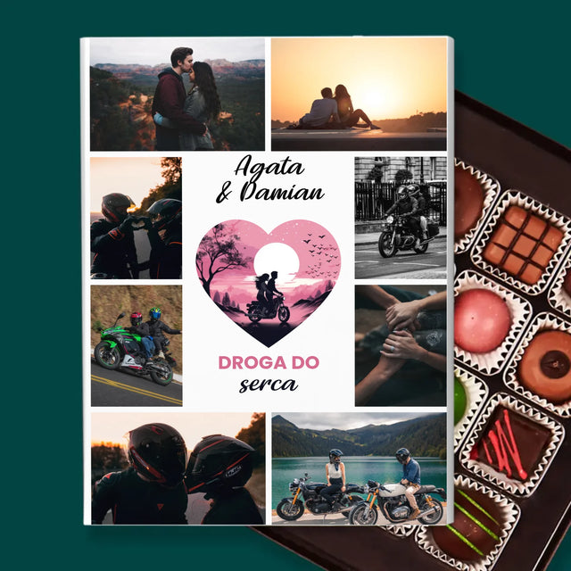 Fotokolaż: Droga Do Serca - Personalizowane Praliny