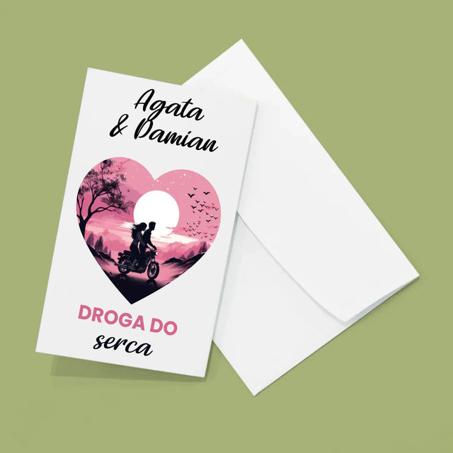 Fotokolaż: Droga Do Serca - Duża Harmonijka Ze Zdjęć