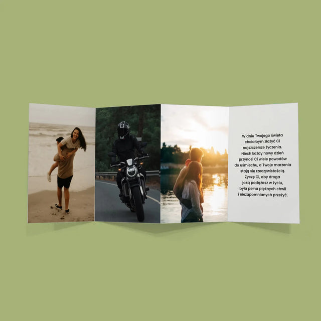 Fotokolaż: Droga Do Serca - Duża Harmonijka Ze Zdjęć