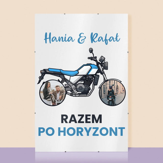 Fotokolaż: Razem Po Horyzont - Personalizowany Plakat