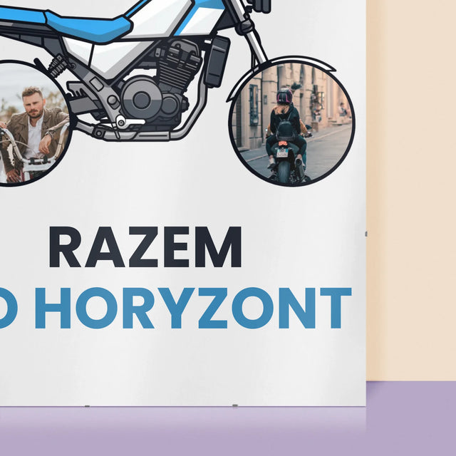 Fotokolaż: Razem Po Horyzont - Personalizowany Plakat