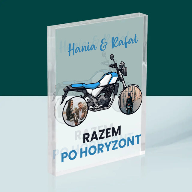 Fotokolaż: Razem Po Horyzont - Blok Akrylowy z Nadrukiem