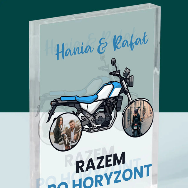 Fotokolaż: Razem Po Horyzont - Blok Akrylowy z Nadrukiem