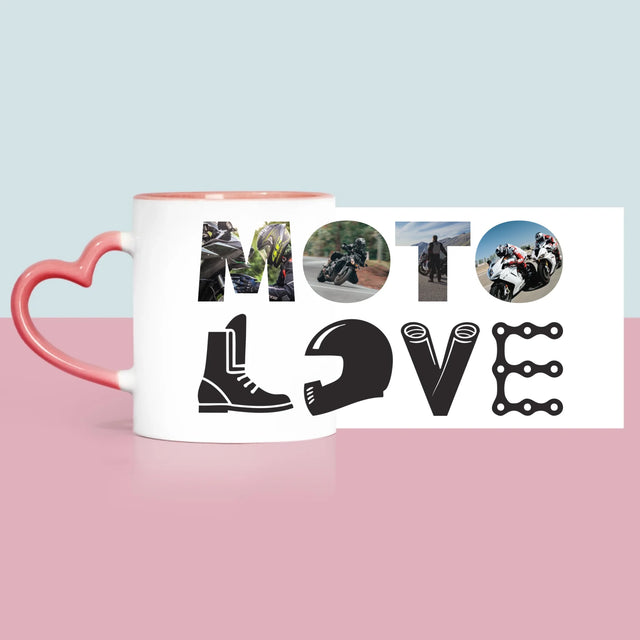 Słowo Ze Zdjęć: Motolove - Kubek z Nadrukiem