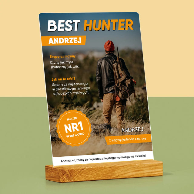 Okładka Magazynu: Best Hunter - Wydruk Na Szkle Akrylowym
