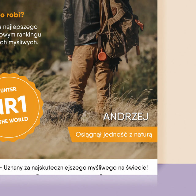 Okładka Magazynu: Best Hunter - Personalizowany Plakat