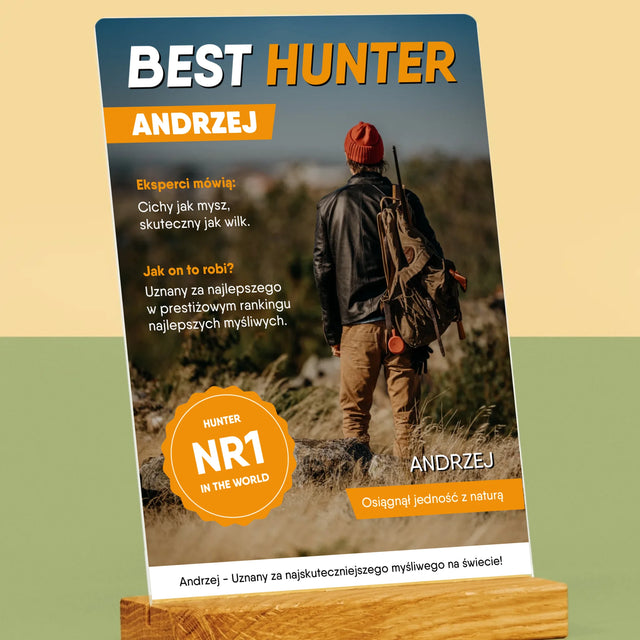 Okładka Magazynu: Best Hunter - Wydruk Na Szkle Akrylowym