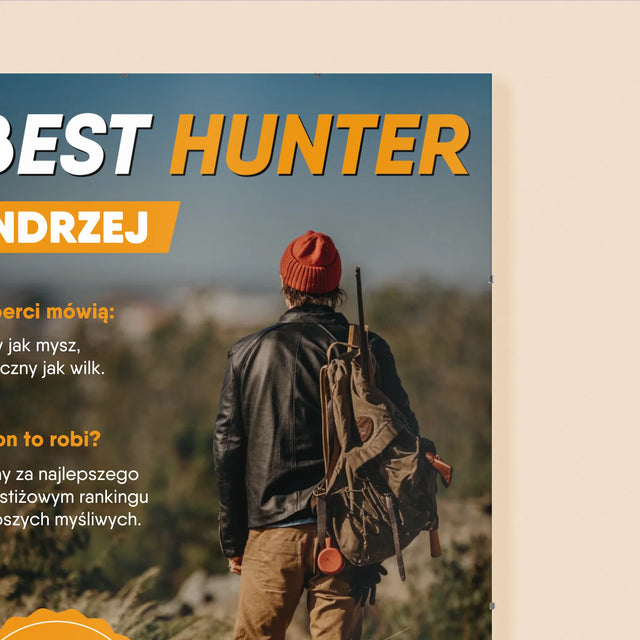 Okładka Magazynu: Best Hunter - Personalizowany Plakat