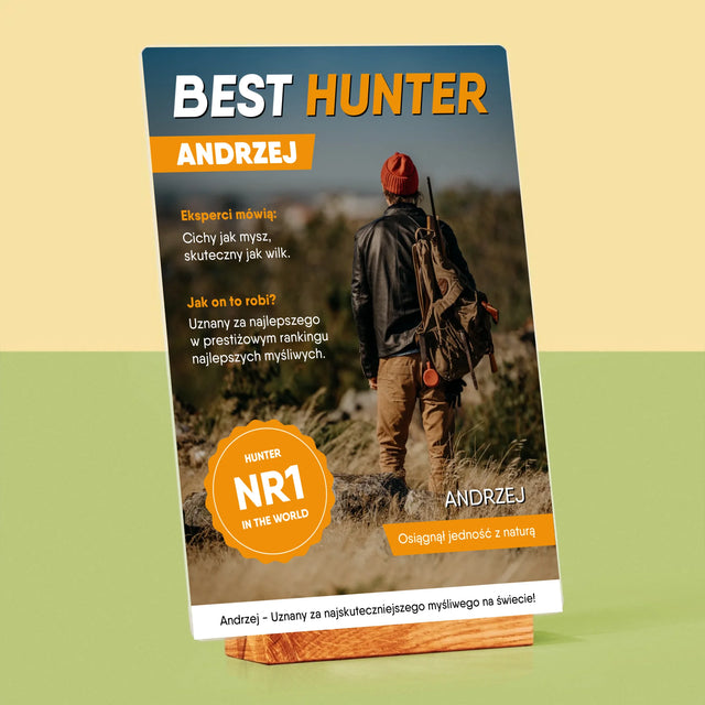 Okładka Magazynu: Best Hunter - Wydruk Na Szkle Akrylowym