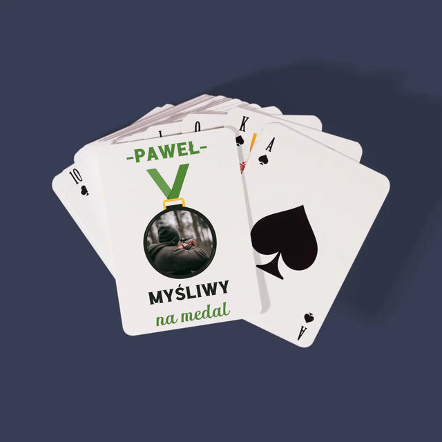 Zdjęcie I Podpis: Myśliwy Na Medal - Karty Do Gry