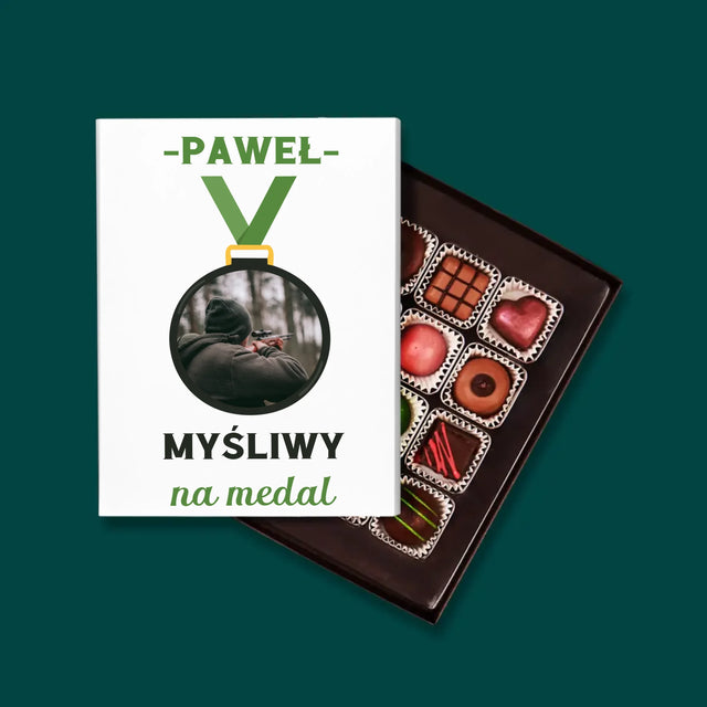 Zdjęcie I Podpis: Myśliwy Na Medal - Personalizowane Praliny