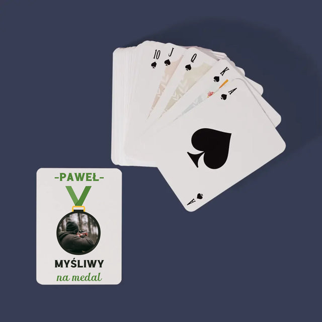 Zdjęcie I Podpis: Myśliwy Na Medal - Karty Do Gry