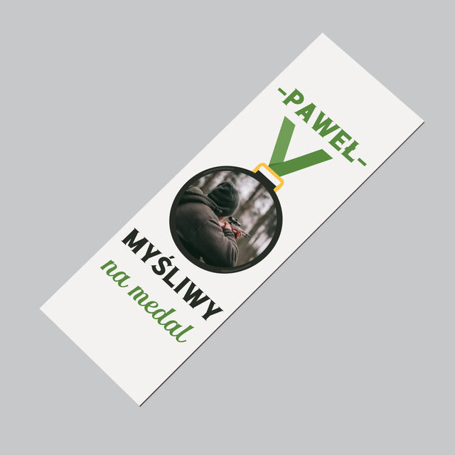 Zdjęcie I Podpis: Myśliwy Na Medal - Magnes Na Lodówkę