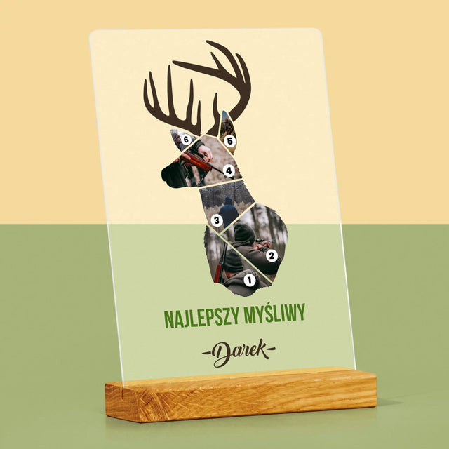 Kształt Ze Zdjęć: Najlepszy Myśliwy - Wydruk Na Szkle Akrylowym