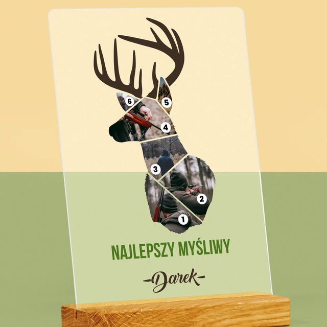 Kształt Ze Zdjęć: Najlepszy Myśliwy - Wydruk Na Szkle Akrylowym
