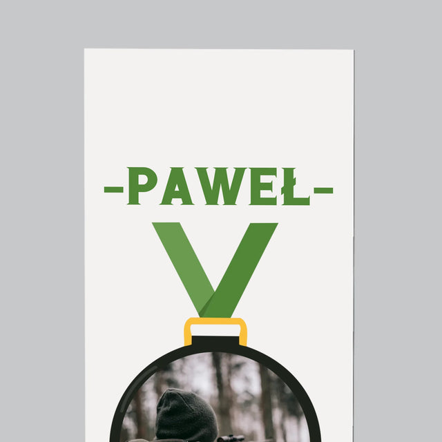 Zdjęcie I Podpis: Myśliwy Na Medal - Magnes Na Lodówkę