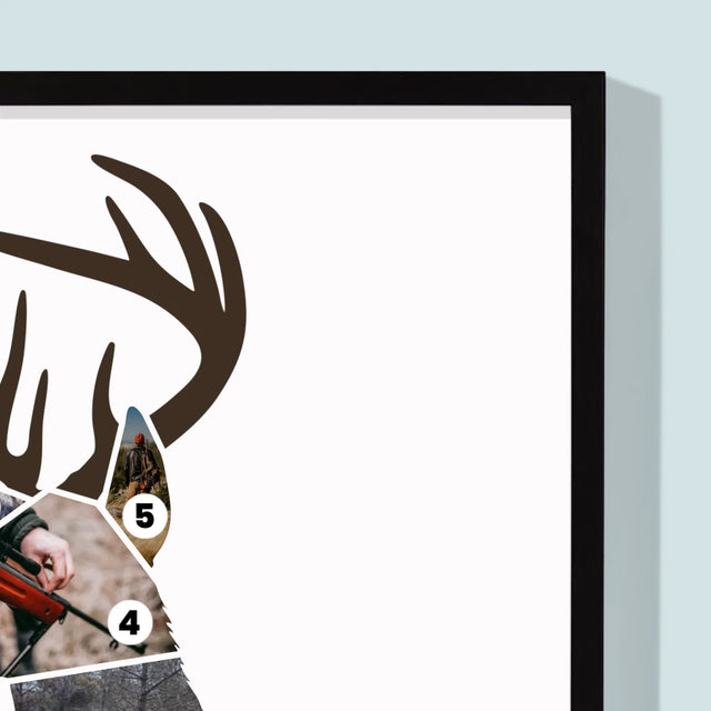 Kształt Ze Zdjęć: Najlepszy Myśliwy - Wydruk Obramowany