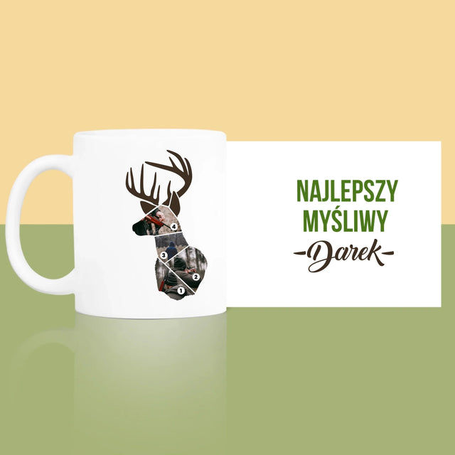 Kształt Ze Zdjęć: Najlepszy Myśliwy - Kubek z Nadrukiem