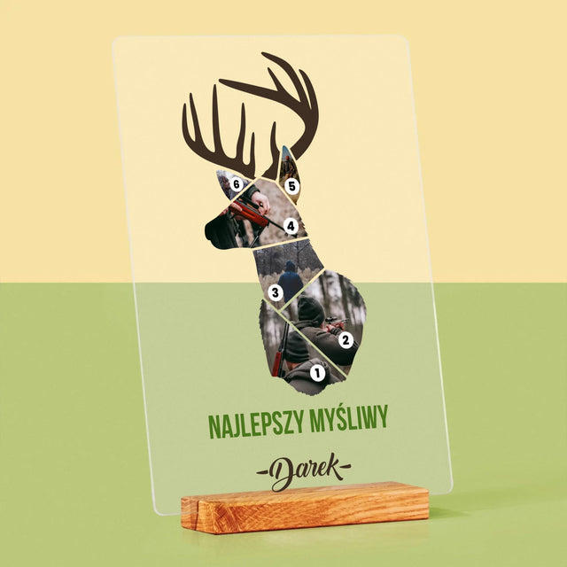 Kształt Ze Zdjęć: Najlepszy Myśliwy - Wydruk Na Szkle Akrylowym