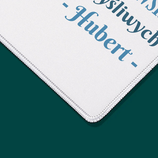 Zdjęcie I Podpis: Wilk Wśród Myśliwych - Podkładka Pod Myszkę