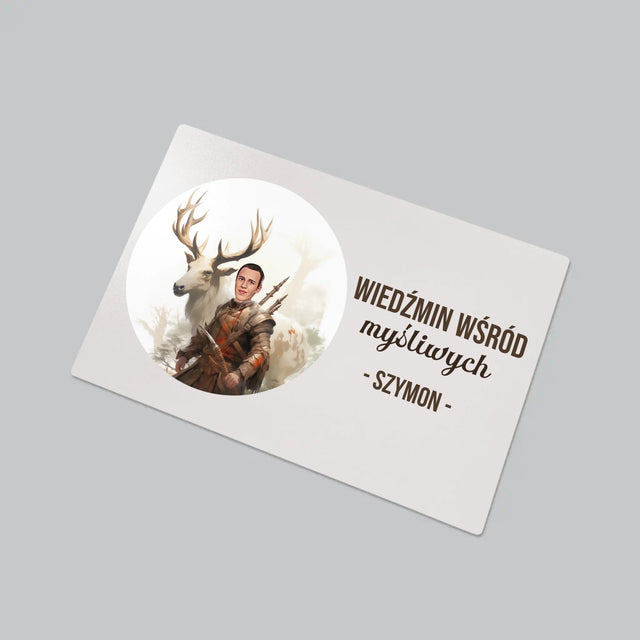 Twoja Postać: Wiedźmin Wśród Myśliwych - Podkładka Na Biurko