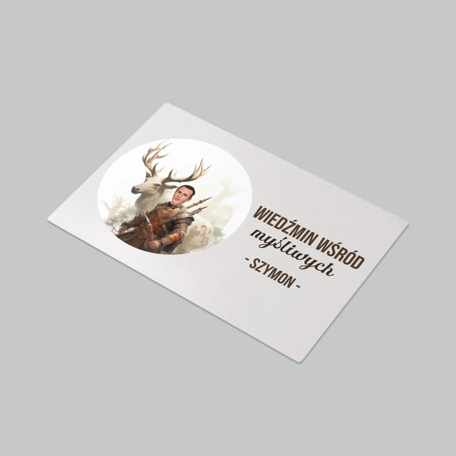 Twoja Postać: Wiedźmin Wśród Myśliwych - Podkładka Na Biurko