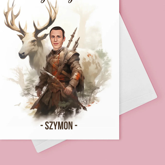 Twoja Postać: Wiedźmin Wśród Myśliwych - Kartka Z Życzeniami