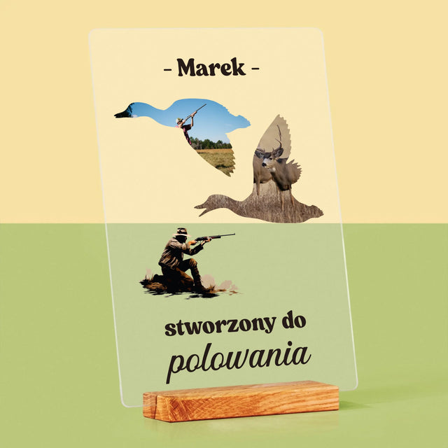 Kształt Ze Zdjęć: Stworzony Do Polowania - Wydruk Na Szkle Akrylowym