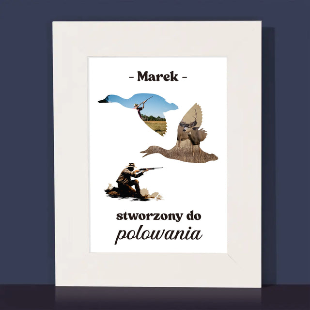 Kształt Ze Zdjęć: Stworzony Do Polowania - Ramka Na Zdjęcie