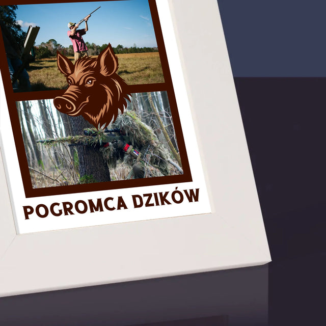 Fotokolaż: Pogromca Dzików - Ramka Na Zdjęcie