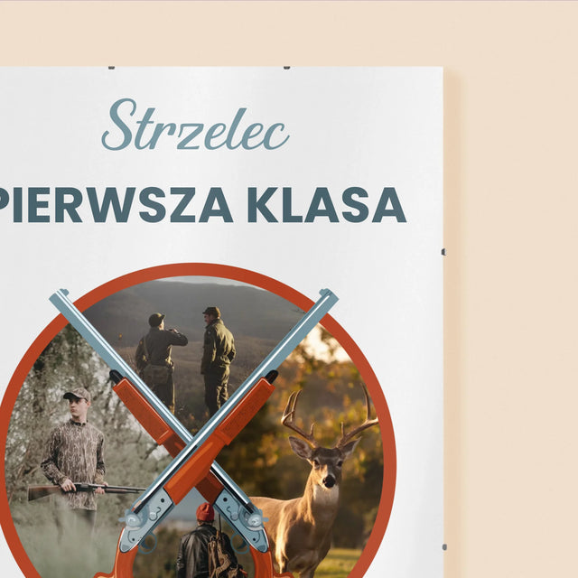 Fotokolaż: Strzelec Pierwsza Klasa - Personalizowany Plakat
