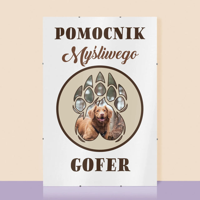 Kształt Ze Zdjęć: Pomocnik Myśliwego - Personalizowany Plakat