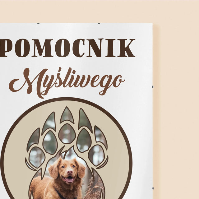 Kształt Ze Zdjęć: Pomocnik Myśliwego - Personalizowany Plakat
