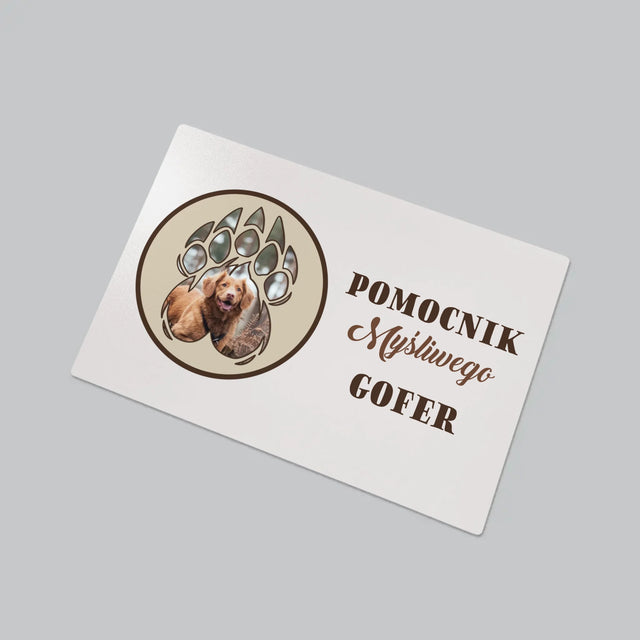 Kształt Ze Zdjęć: Pomocnik Myśliwego - Podkładka Na Biurko