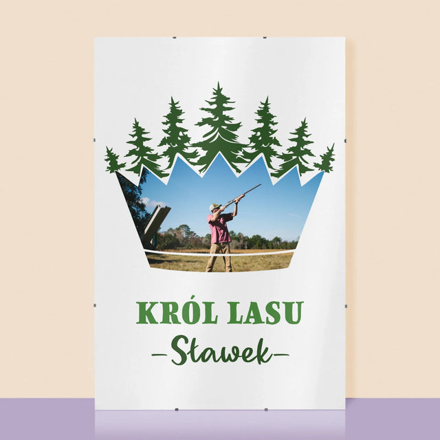 Kształt Ze Zdjęć: Król Lasu - Personalizowany Plakat
