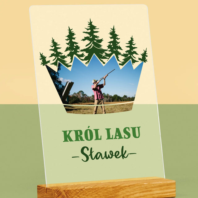 Kształt Ze Zdjęć: Król Lasu - Wydruk Na Szkle Akrylowym
