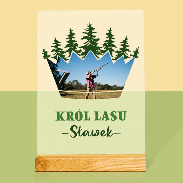 Kształt Ze Zdjęć: Król Lasu - Wydruk Na Szkle Akrylowym