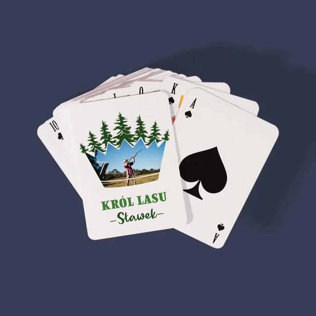 Kształt Ze Zdjęć: Król Lasu - Karty Do Gry