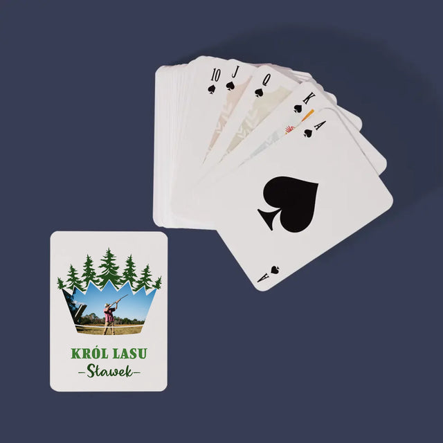 Kształt Ze Zdjęć: Król Lasu - Karty Do Gry