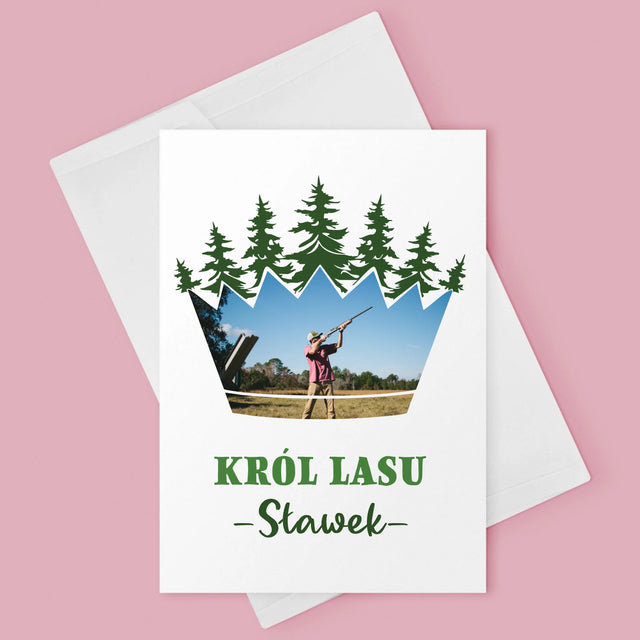 Kształt Ze Zdjęć: Król Lasu - Kartka Z Życzeniami