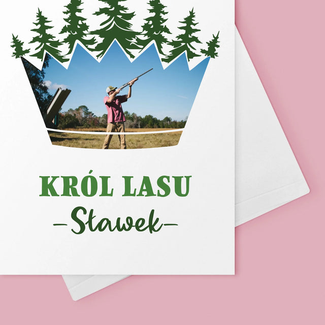 Kształt Ze Zdjęć: Król Lasu - Kartka Z Życzeniami